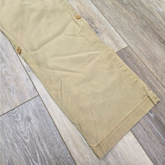 The North Face Nobel Stretch Pant khaki tan Womens Size 12 Roll Up - Picture 3 of 15